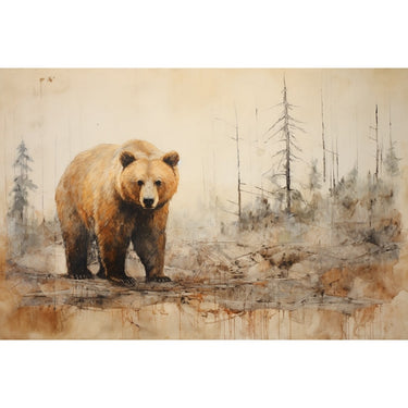 Russian Bear Canvas